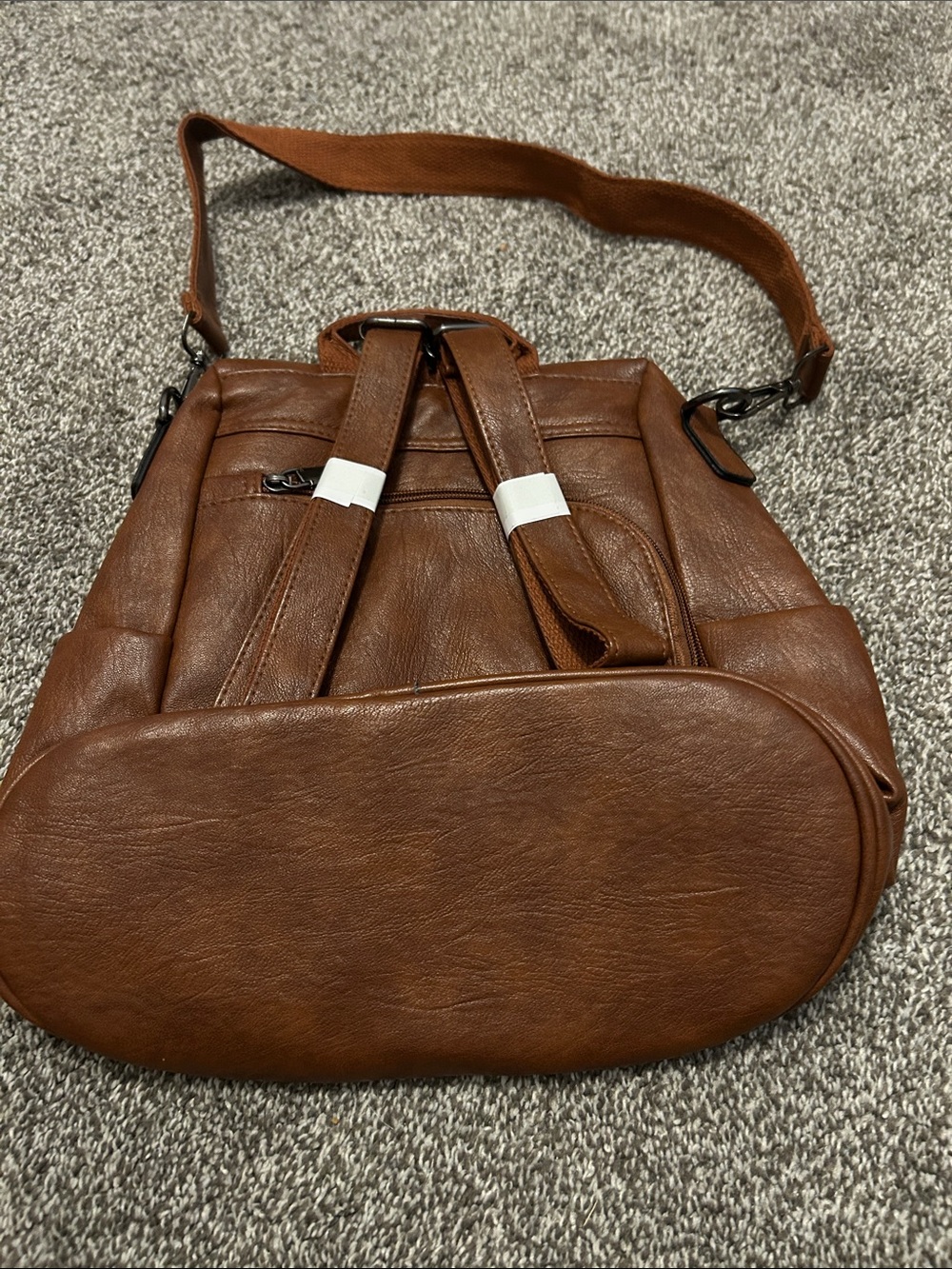 Brown Crossbody Messenger Bag - Picture 2 of 2